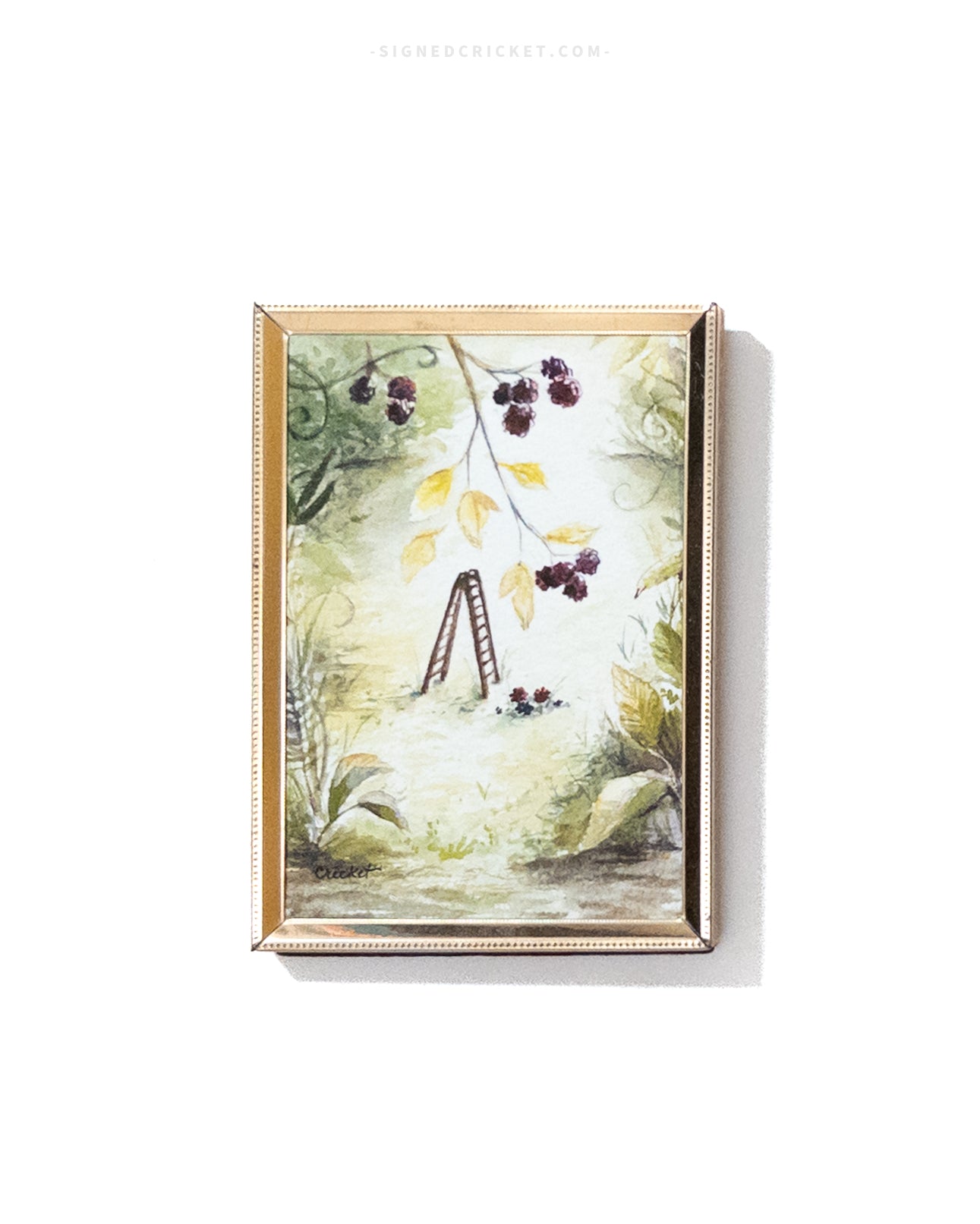 Berry Grove | Framed Watercolor Original