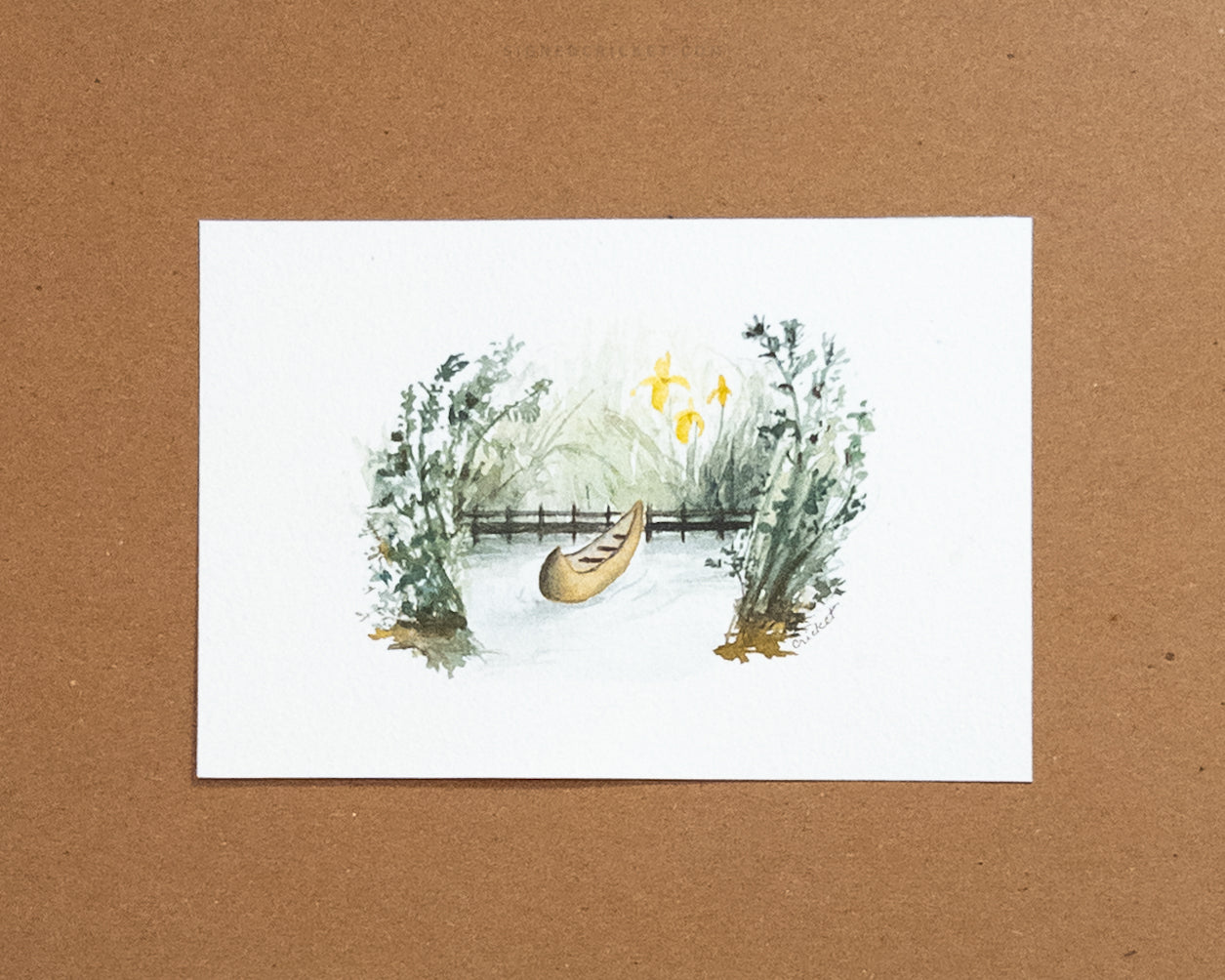 River Landing | 4 x 6 | Watercolor Original