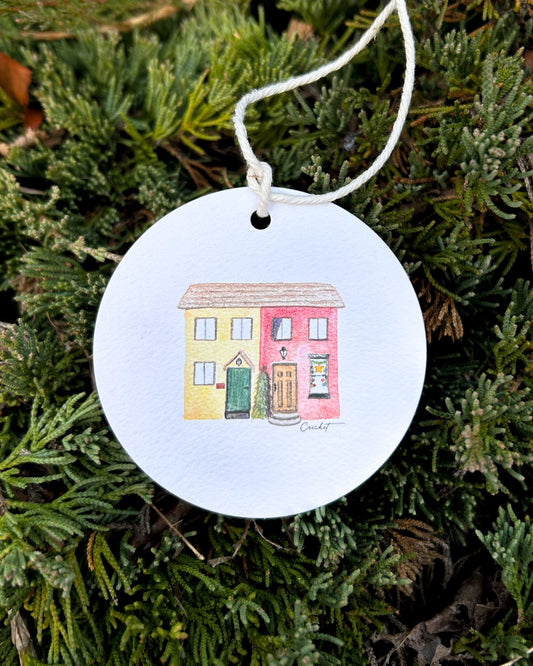 3" Holiday Gift Bag Tags | Tiny Houses Christmas Collection