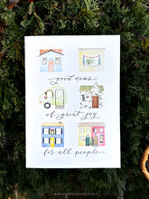 Load image into Gallery viewer, Christmasy Houses | Tiny Houses Christmas Collection A6 Greeting Card
