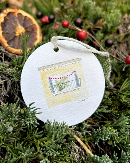 3" Holiday Gift Bag Tags | Tiny Houses Christmas Collection