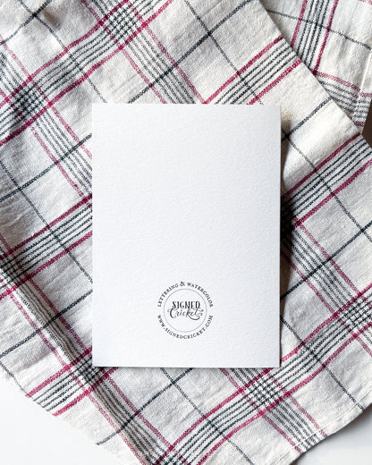 Everyday Houses | Tiny Houses Christmas Collection A6 Greeting Card