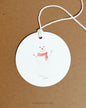 3" Snowman Holiday Gift Bag Tag