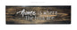 Home Where Hills | Calligraphy Wood Plaque