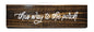 This Way to the Porch | Calligraphy Wood Plaque