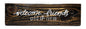 Welcome Friends | Calligraphy Wood Plaque