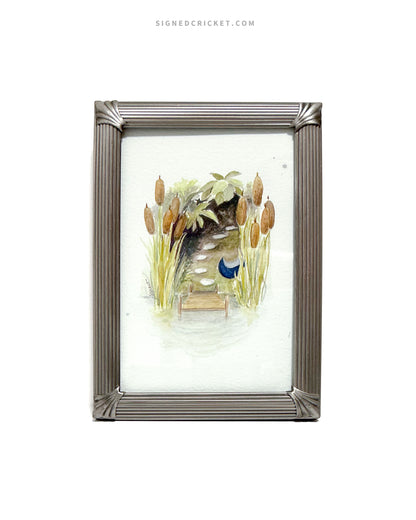 Secret Dock | 5 x 6.75  | Watercolor Original