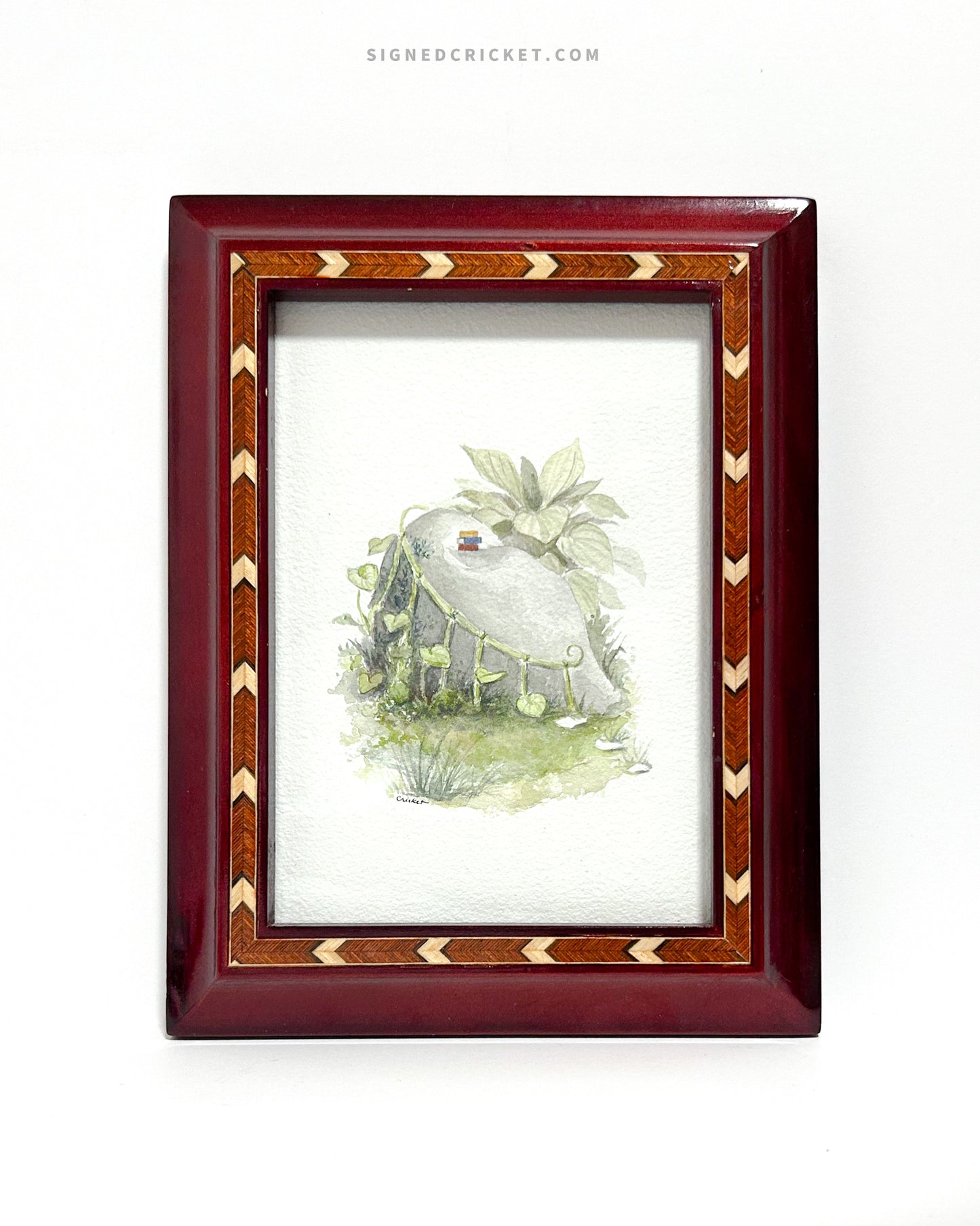 Leafy Staircase | Watercolor Original