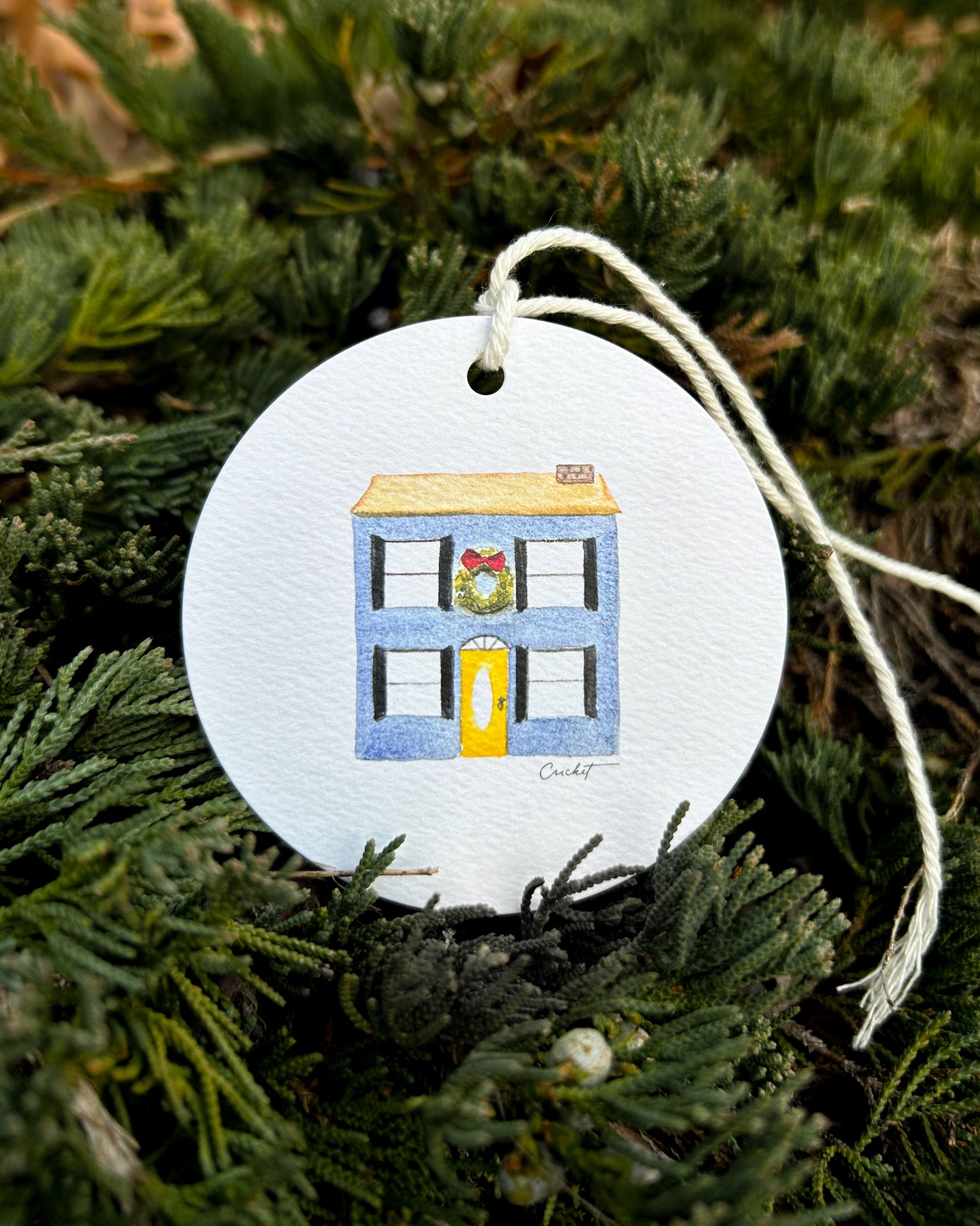 3" Holiday Gift Bag Tags | Tiny Houses Christmas Collection