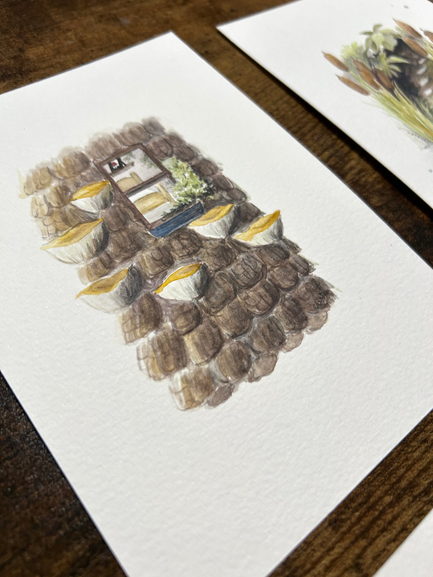 Room with a View | 5x7 | Watercolor Original