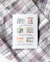 Load image into Gallery viewer, Everyday Houses | Tiny Houses Christmas Collection A6 Greeting Card
