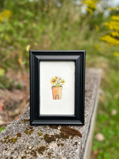 Miniature World | Tiny Framed Watercolor Vignettes
