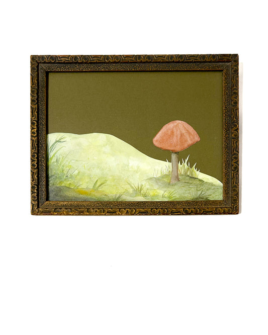 Stand Tall | Framed Watercolor Original Collage