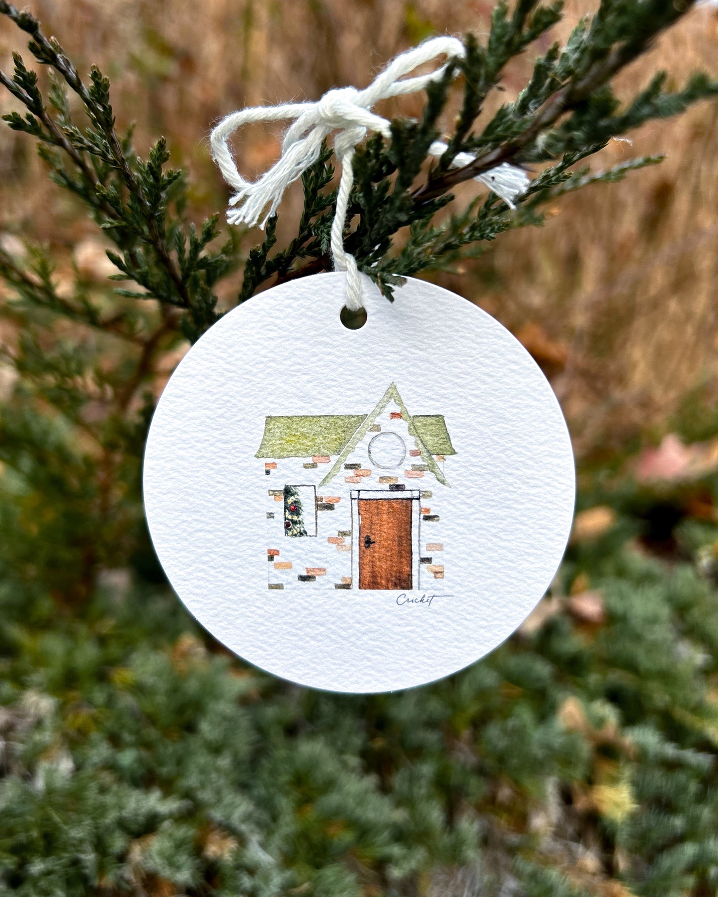 3" Holiday Gift Bag Tags | Tiny Houses Christmas Collection