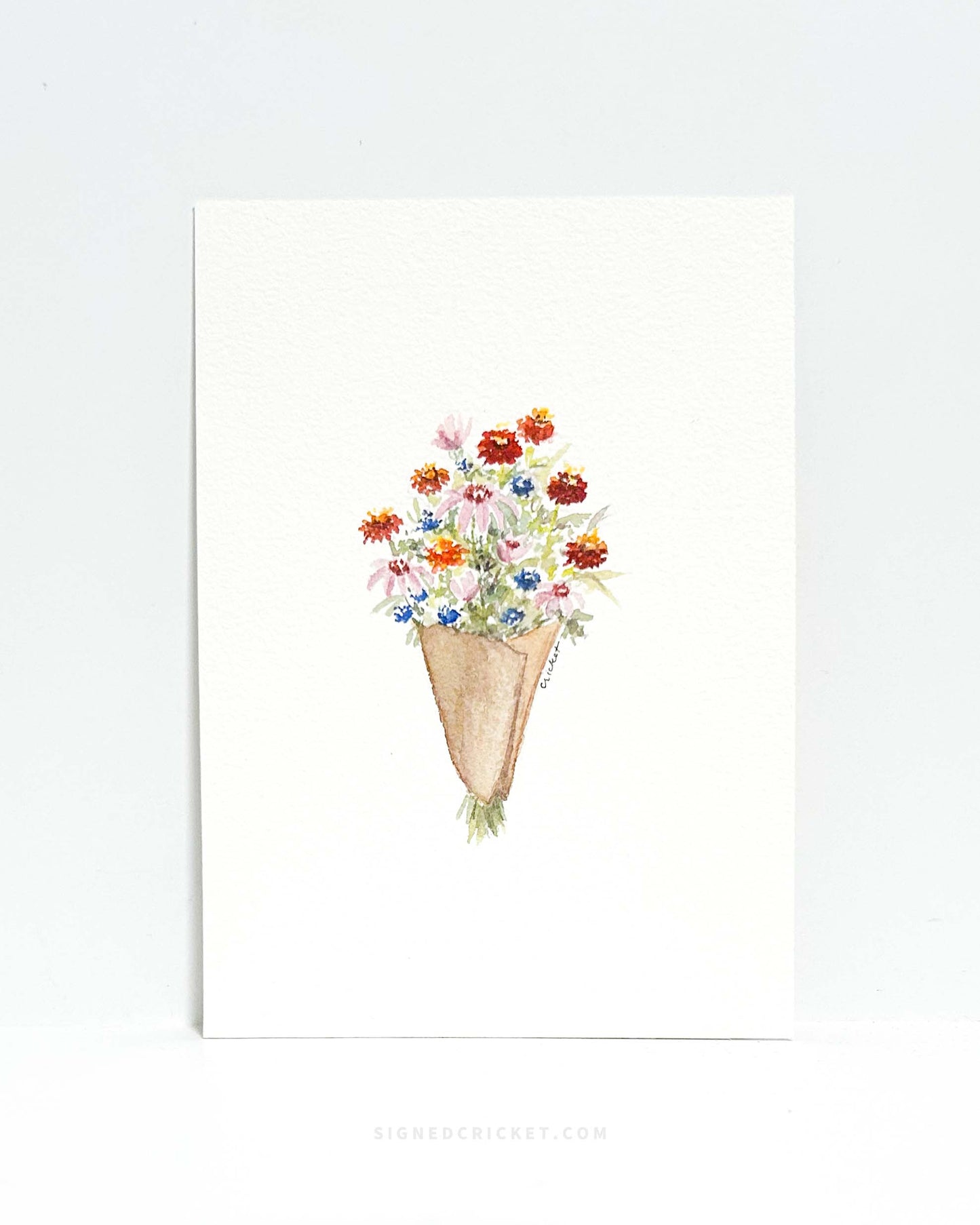 Mini Bouquet 1 | 5 x 7 | Watercolor Original