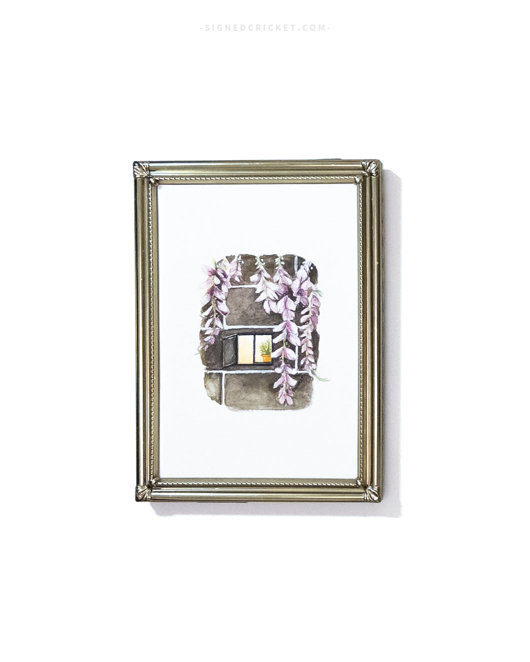 Wisteria Hall | Framed Watercolor Original