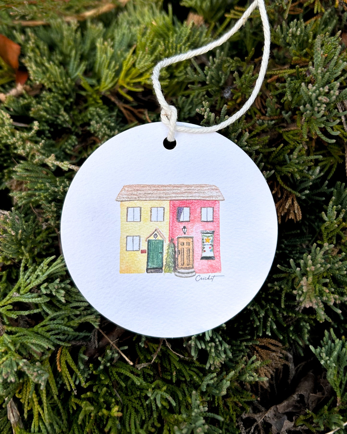 3" Holiday Gift Bag Tags | Tiny Houses Christmas Collection