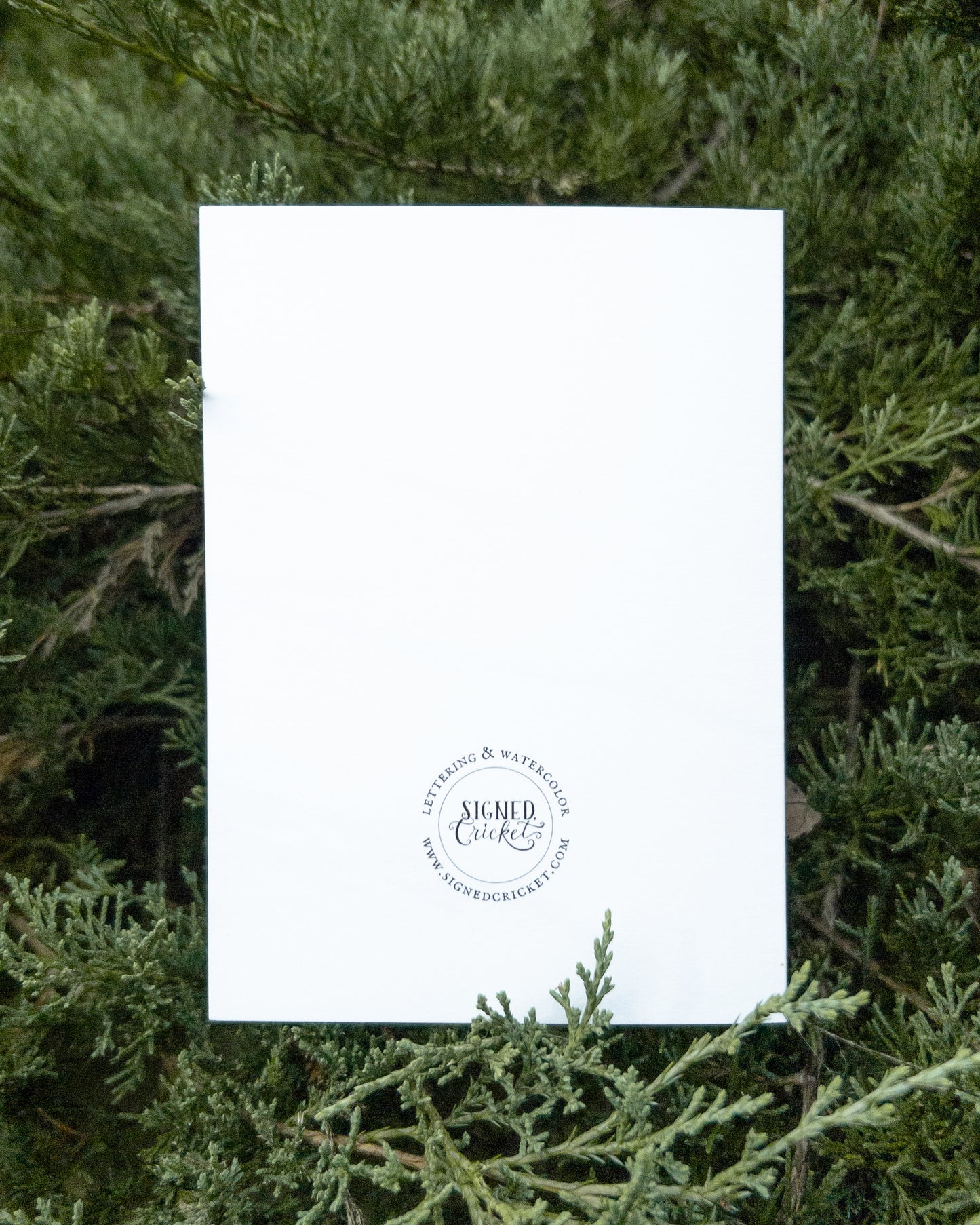 Snowman Watercolor Greeting Card