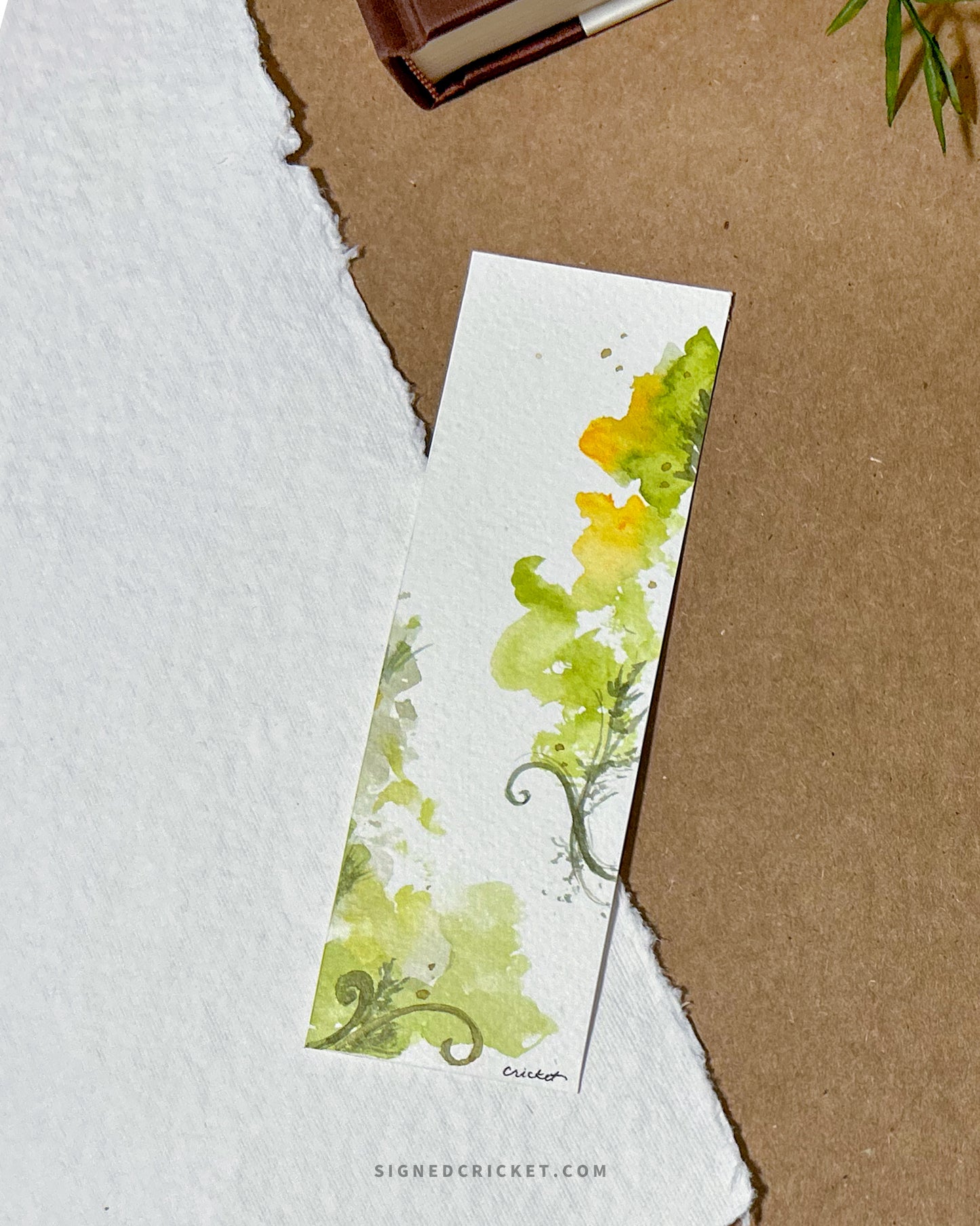 Whimsical Watercolor Bookmarks