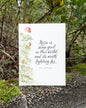Good in This World | Watercolor-Bordered Calligraphy | Ready-to-Ship
