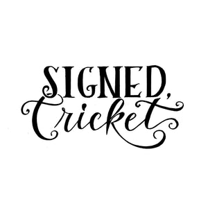 Signed Cricket