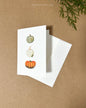 Pumpkin Trio Greeting Card