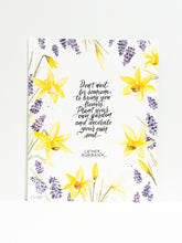 Load image into Gallery viewer, Daffodil Hyacinth 8x10 Wall Print with Calligraphy
