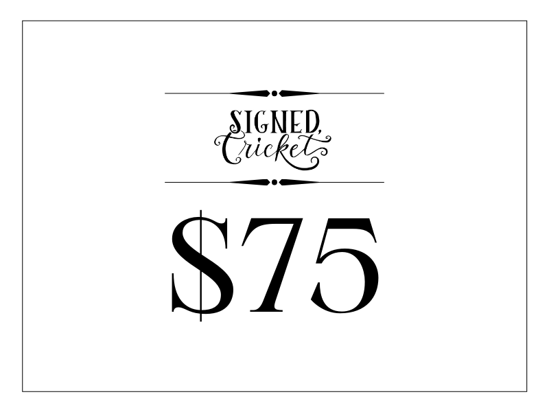 $75 Gift Card